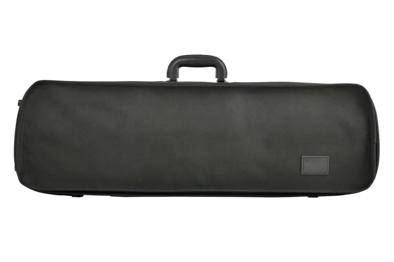 Preview: GEWA Violinkoffer Liuteria Atlanta für 4/4 Violine, schwarz/rot geschlossen