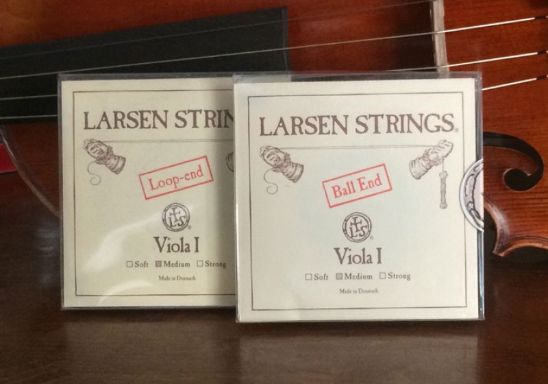 Preview: LARSEN Viola Saiten SATZ – warm und farbenreich mit Darmsaite-Klang