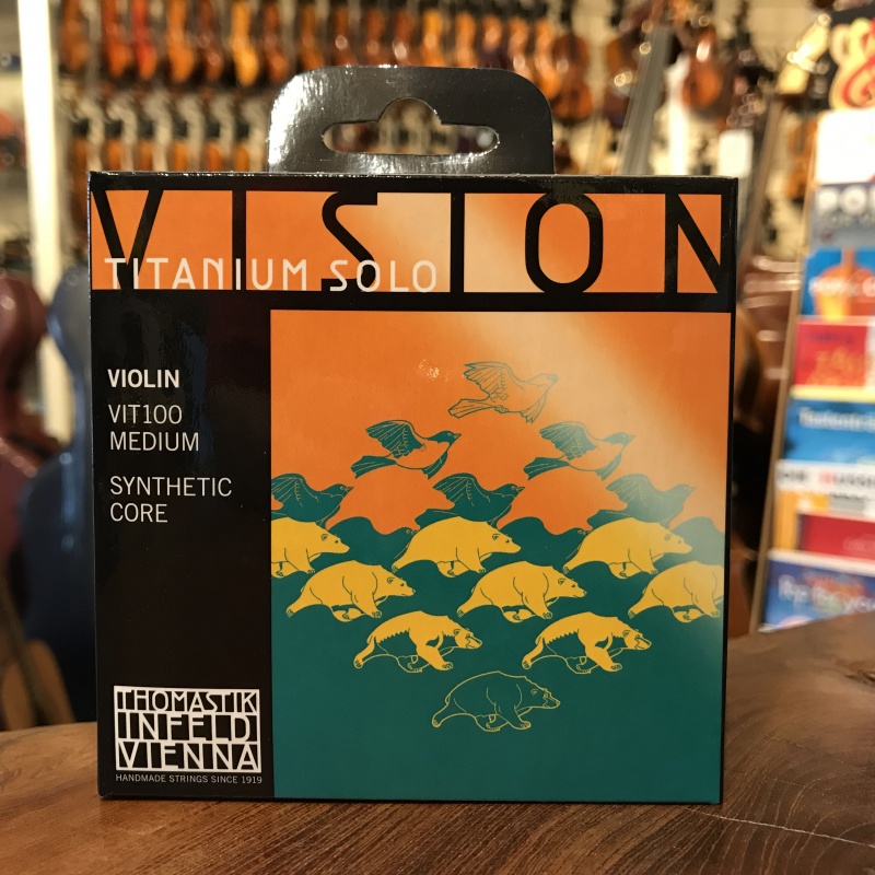 Preview: Thomastik Vision TITANIUM SOLO Violinsaiten – Satz 4/4 Medium