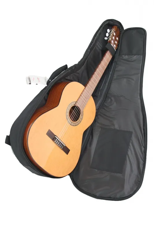 LENZ gepolsterte Gitarretasche für 1/8-1/2 Konzertgitarre in 5 Farben