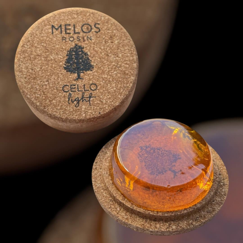 Preview: Melos Cello (Violoncello) Kolophonium (Rosin) – Für besten Klang und Bogenhalt