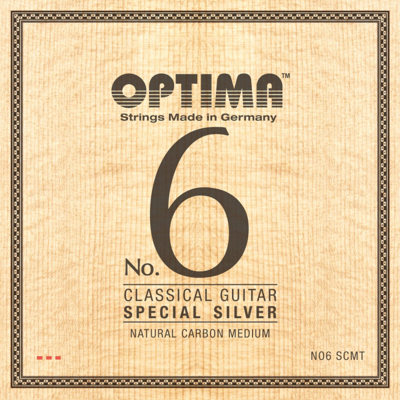 Preview: OPTIMA No.6 SPECIAL SILVER STRINGS Carbon Medium