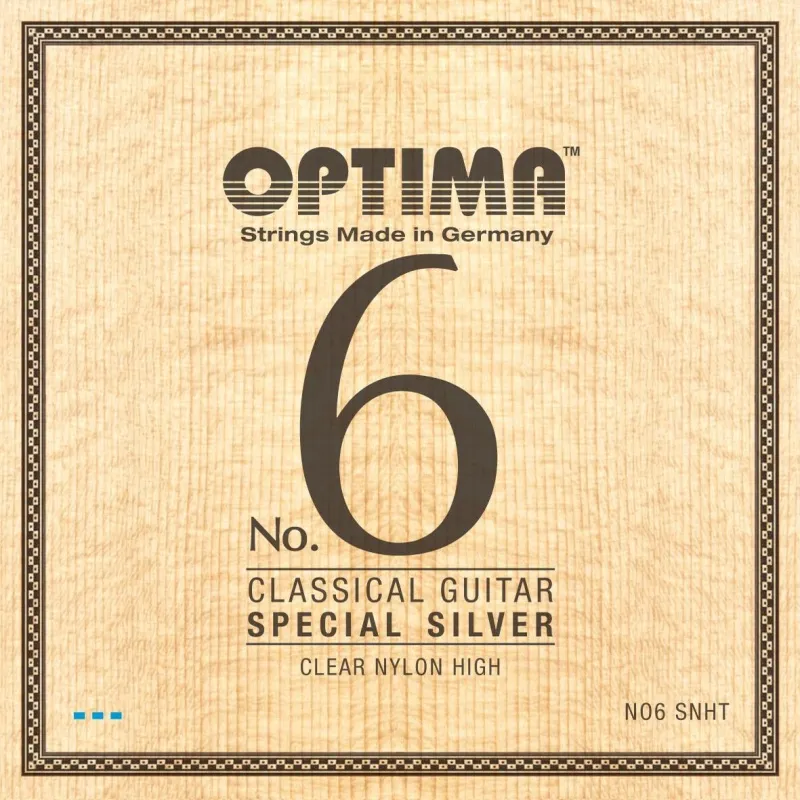 OPTIMA No.6 SPECIAL SILVER STRINGS Nylon High Konzertgitarre Saiten SATZ