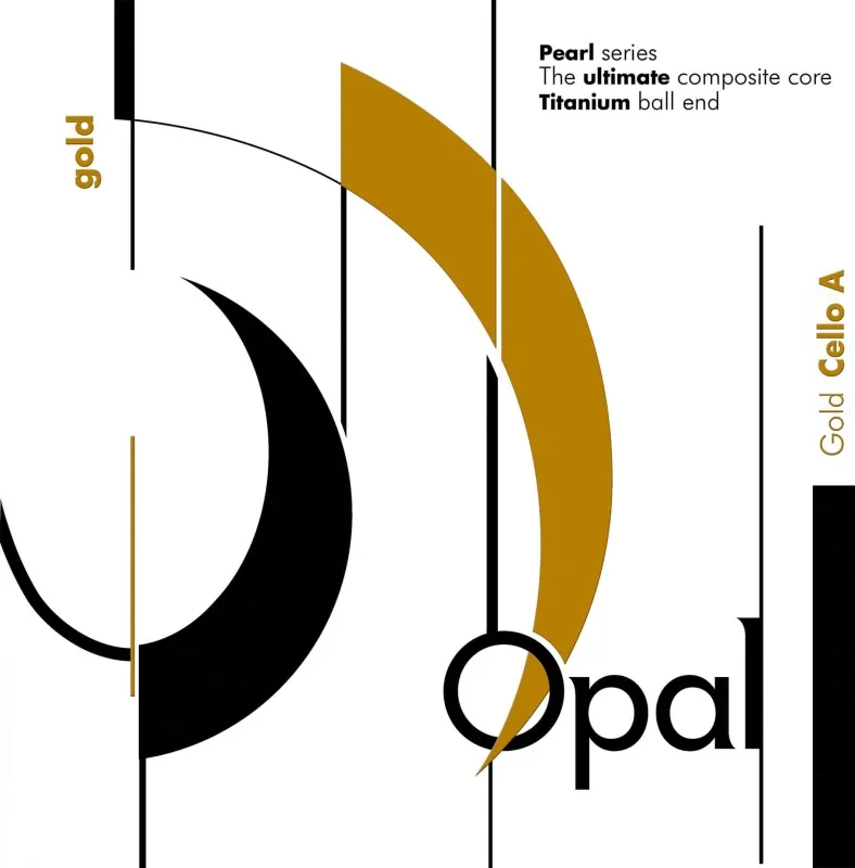 For-Tune Opal Gold 4/4 Cello A Saite - Verpackungsansicht