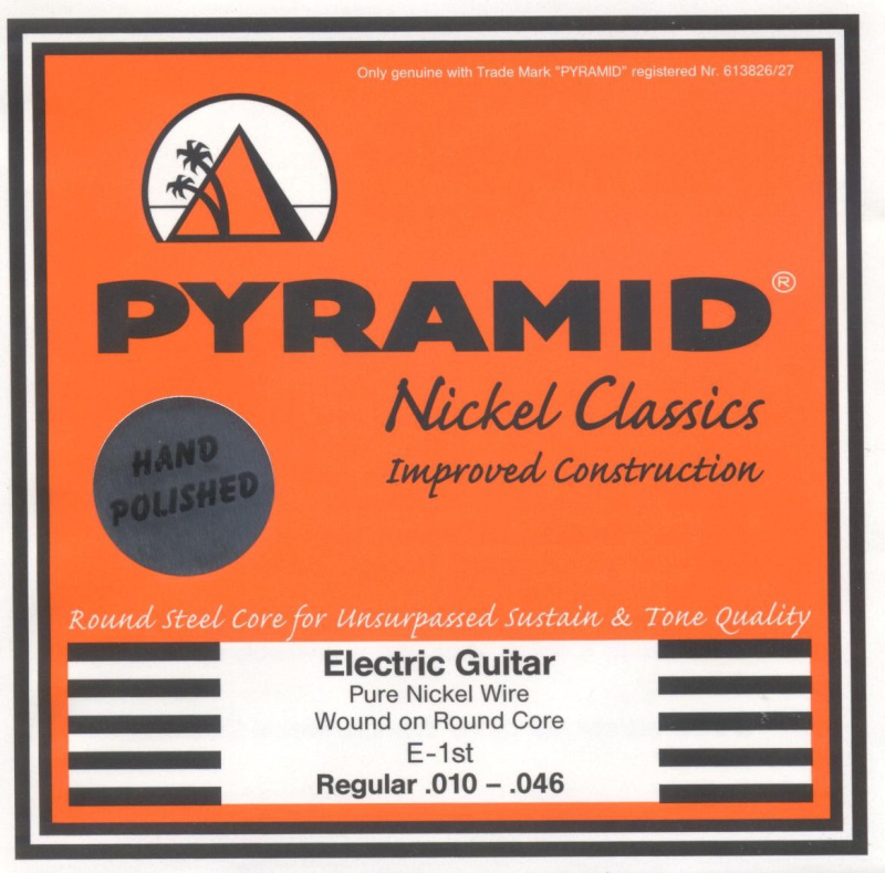 Preview: PYRAMID Nickel Classics Studio Masters – Geschliffene Pure-Nickel-E-Gitarrensaiten (verschiedene Stärken)
