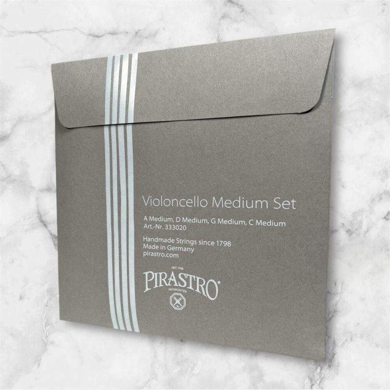 Preview: Pirastro 333020 Perpetual MEDIUM Cello (Violoncello) Saiten SATZ Rueckansicht