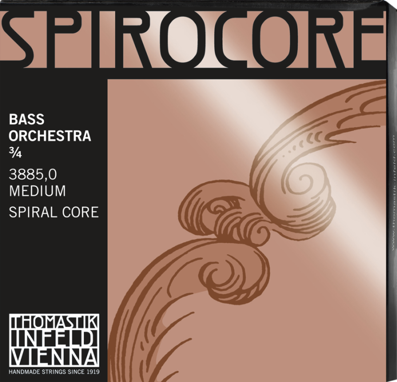 Preview: Thomastik Spirocore Orchestra ¾ Kontrabass Saiten Satz