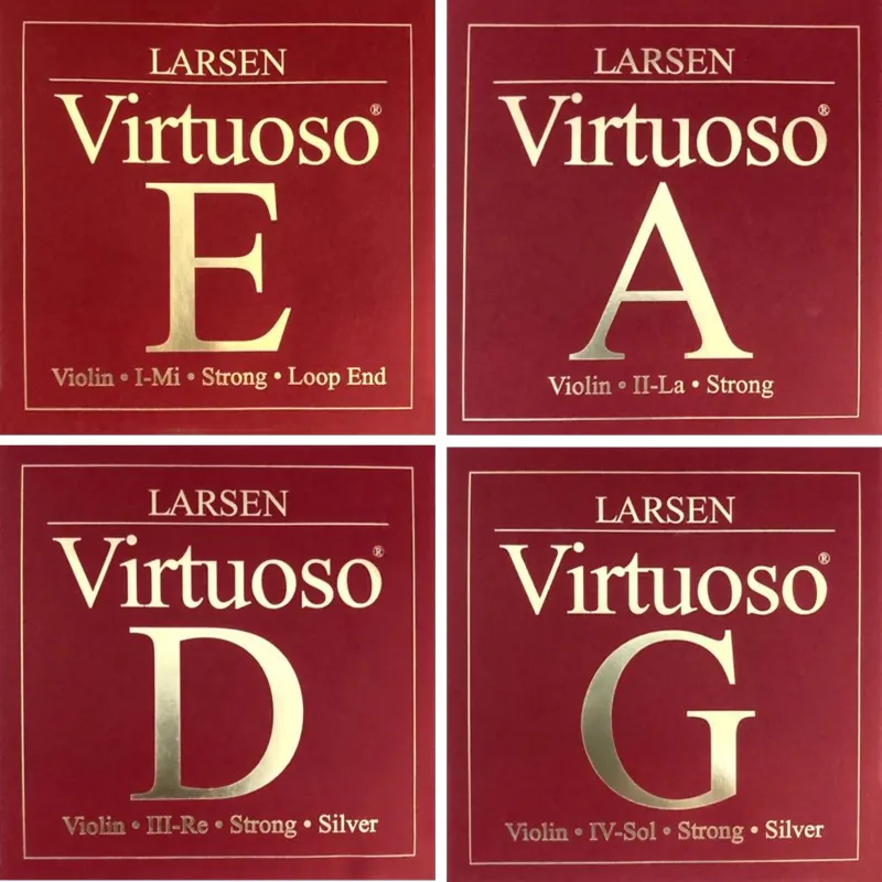Larsen Virtuoso 4/4 Violine Saiten SATZ – Kunststoffsaiten