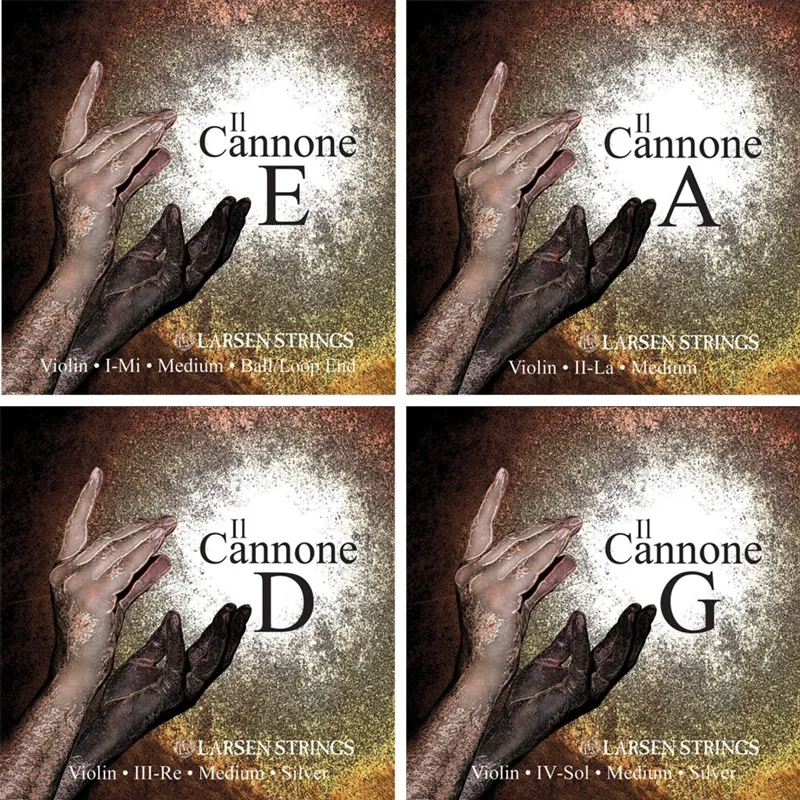 Larsen Il Cannone 4/4 Violin Saiten Satz – Medium