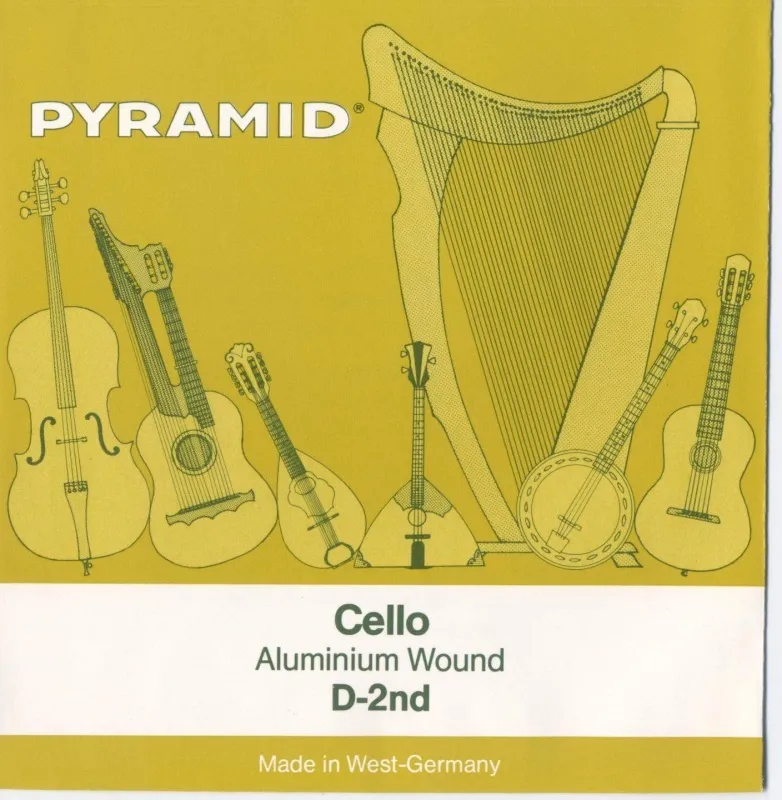 PYRAMID Aluminium Cello Saiten Satz – 4/4 bis 1/8