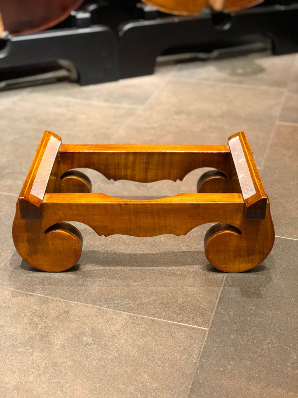 Preview: Design-Holzständer für Cello aus Ahorn Massivholz (lackiert)