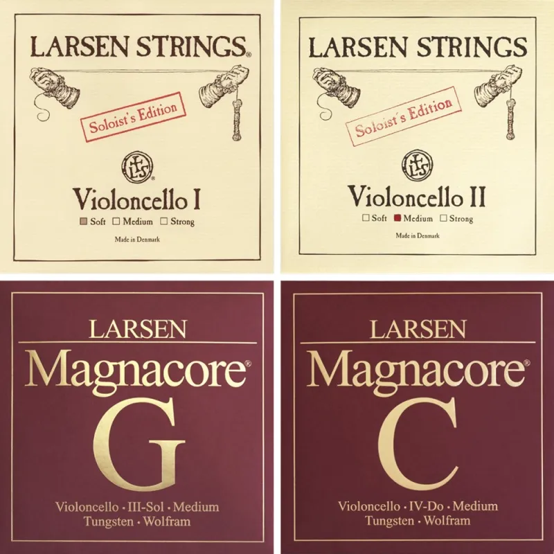 LARSEN Soloist s / Magnacore Cellosaiten Kombination SATZ