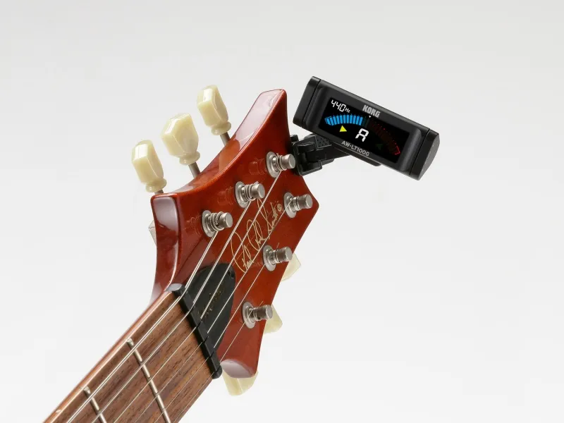 KORG AW-LT100G Clip-On Tuner für Gitarre – schwarz