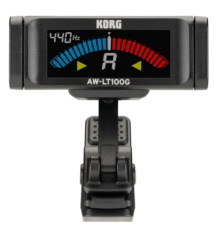 KORG AW-LT100G Clip-On Tuner für Gitarre – schwarz
