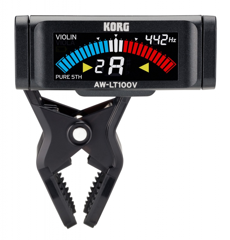 Preview: KORG AW-LT100V Clip-on Tuner Stimmgerät, schwarz