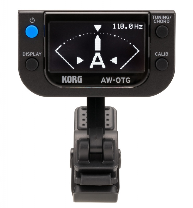 Preview: KORG AW-OTG Clip-on Tuner Stimmgerät, schwarz
