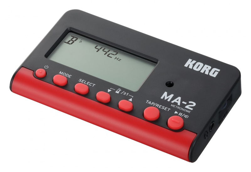 Preview: KORG MA-2 Digital Metronome, Farbe schwarz/rot