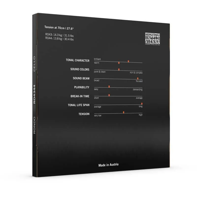 Thomastik RONDO RO4344 – 4/4 Cello G- & C-Saite Twinset