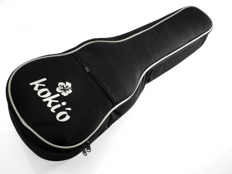 Preview: koki'o Ebenholz Bariton-Ukulele Elektrisch mit Tasche