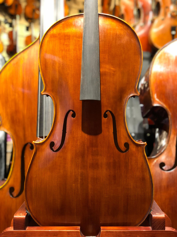 Preview: Siebenbürgisches/Rumänisches 1/2 "Professional" Geigenbauer Cello, nicht spielfertig