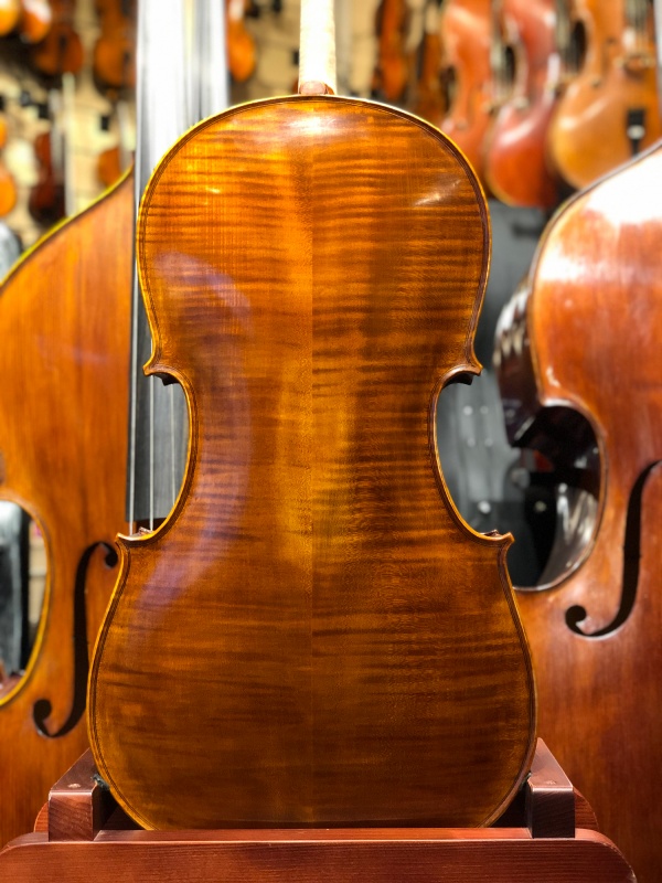 Preview: Siebenbürgisches/Rumänisches 1/2 "Professional" Geigenbauer Cello, nicht spielfertig