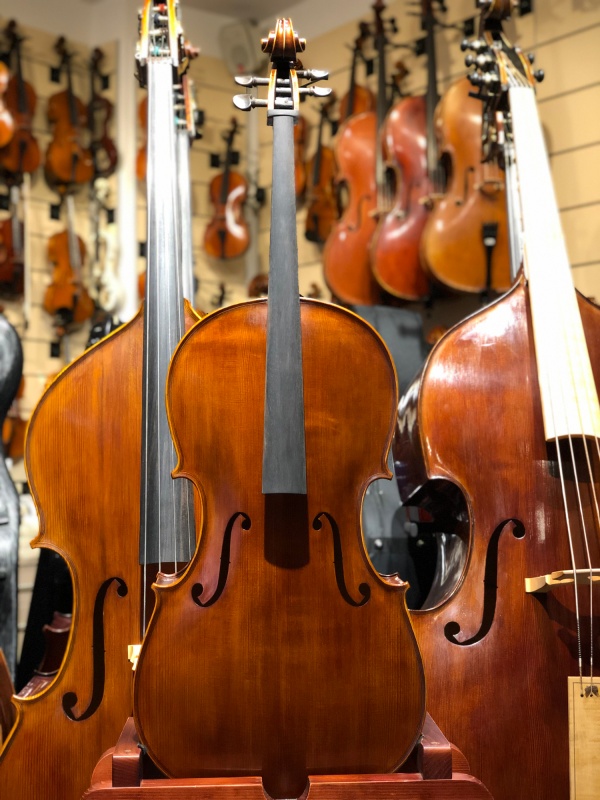 Preview: Siebenbürgisches/Rumänisches 1/2 "Professional" Geigenbauer Cello, nicht spielfertig