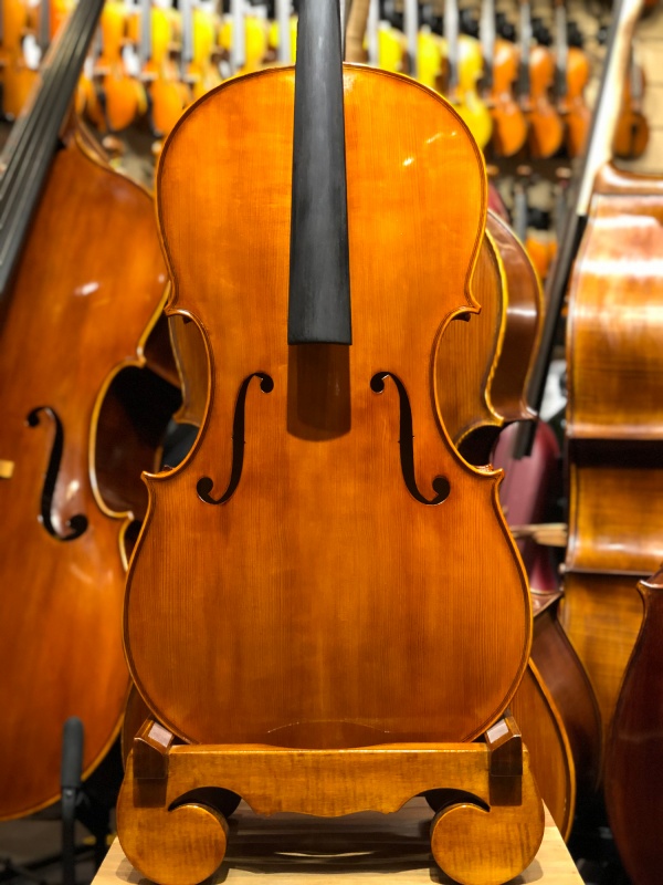 Preview: Siebenbürgisches/Rumänisches 3/4 "Professional" Geigenbauer Cello, nicht spielfertig