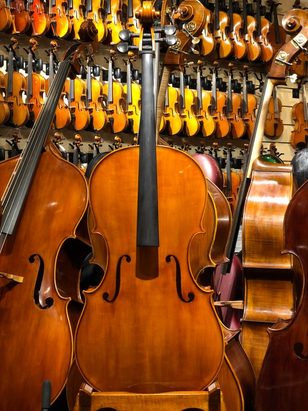 Preview: Siebenbürgisches/Rumänisches 3/4 "Professional" Geigenbauer Cello, nicht spielfertig