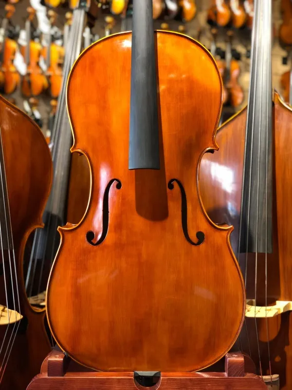 Siebenbürgisches/Rumänisches 4/4 "Professional" Geigenbauer Cello, nicht spielfertig