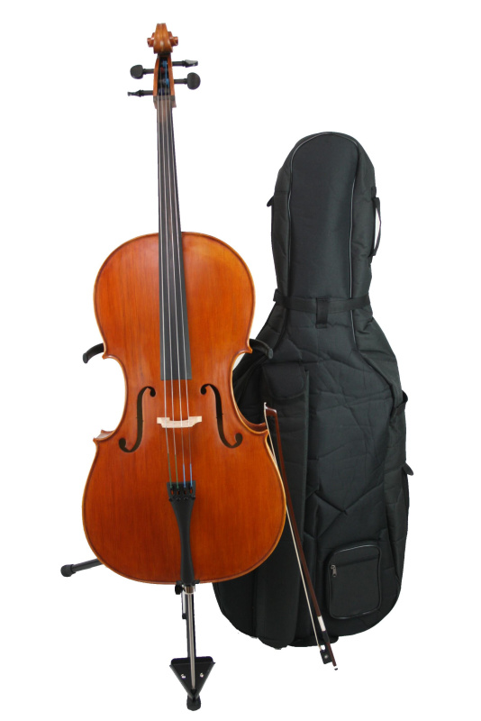 Preview: Bucur Ioan 4/4 "Advanced Elite" Cello mit Bogen, Hülle und Kolophonium