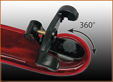 Preview: Viva La Musica „ViVa FLEX“ Schulterstütze für 3/4–4/4 Geige (Violine)