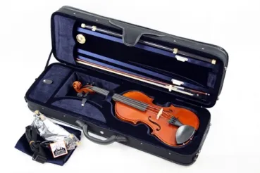Bucur Ioan 3/4 "Professional" Violin Geige Set mit Bogen, Etui, Stütze und Kolophonium