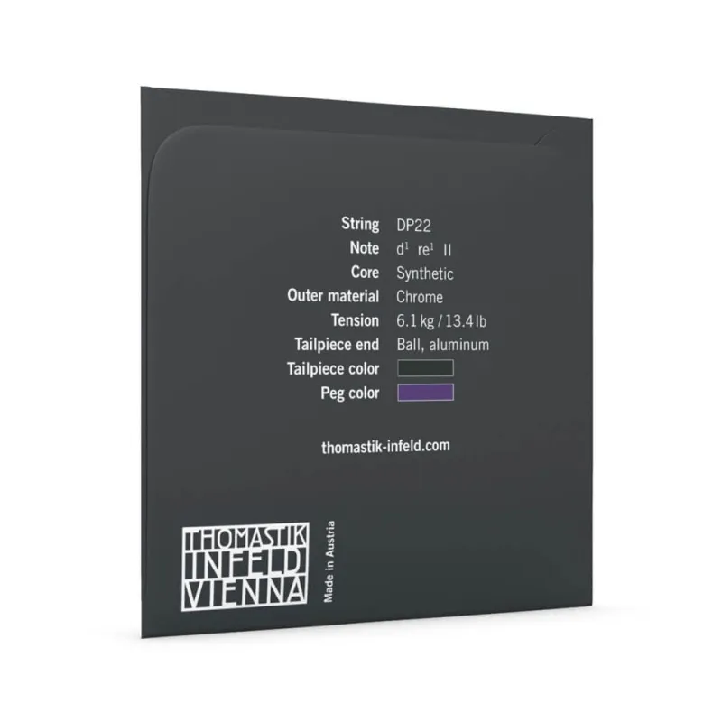 Thomastik-Infeld DOMINANT PRO DP22 Viola D-Saite in Originalverpackung - Rückansicht