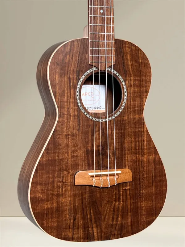 APC B OVA Traditional Bariton Ukulele aus massivem Ovangkol - Deckeansicht