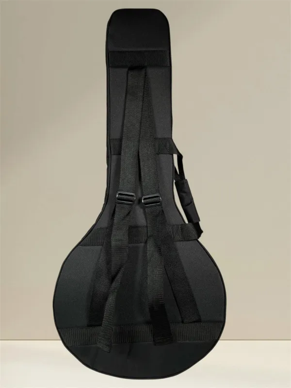 APC MOC312 Oktav-Mandoline – Vollmassiv aus Palisander und Fichte - Koffer von hinten