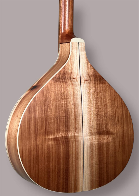 Preview: Zarge-rechts-Boden-Detailansicht einer APC Artist Portugiesisch Bouzouki Modell PTB308 gebaut in Portugal 2022