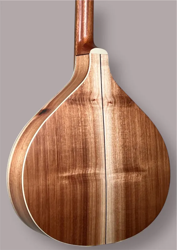 Zarge-rechts-Boden-Detailansicht einer APC Artist Portugiesisch Bouzouki Modell PTB308 gebaut in Portugal 2022