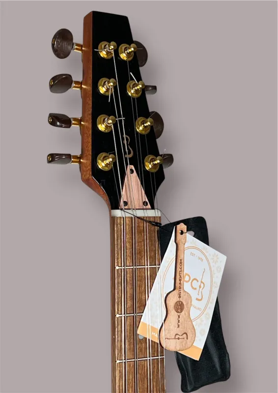 Kopfplatte-vorne-Detailansicht einer APC Artist Portugiesisch Bouzouki Modell PTB308 gebaut in Portugal 2022