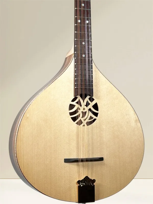 Deckeansicht des ARIS Artist Irish Bouzouki mit Fichte Massivholz
