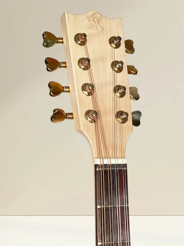 Komplettansicht des handgefertigten ARIS Artist Irish Bouzouki mit LOGO