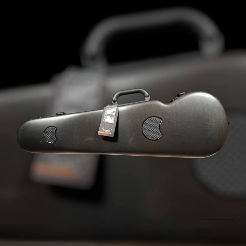 Preview: BAM 2002XLT Hightech Geigenetui Tweed Look – Bodenansicht