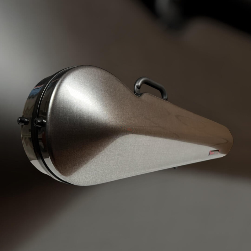 Preview: BAM 2002XLT Hightech Geigenetui Tweed Look – Schrägansicht