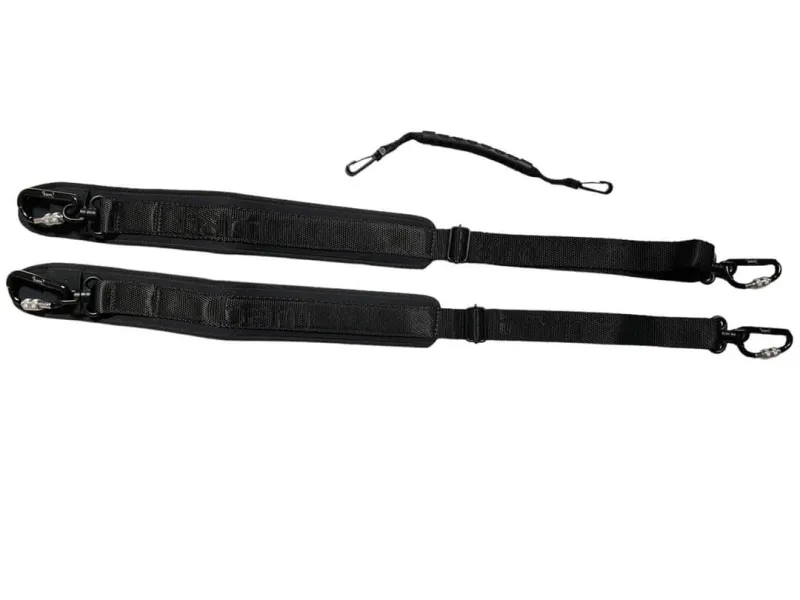 BAM 2002XLW Hightech Geigenetui 4/4 in Weiß – Gurtansicht