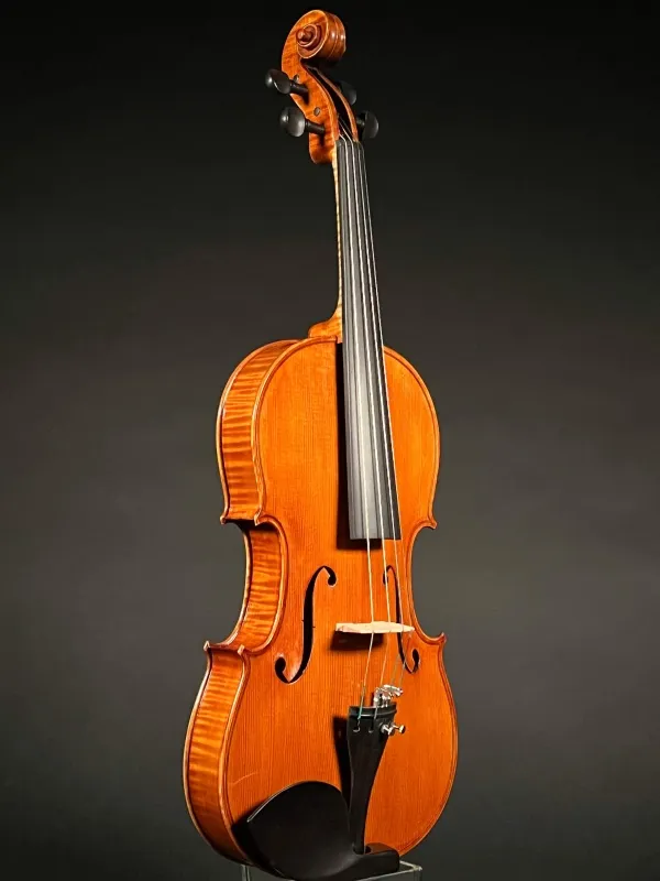 Front-Zarge-Detailansicht einer Simon Joseph Meister 39,5 cm 15,5\" Bratsche (Viola) Handarbeit 2020