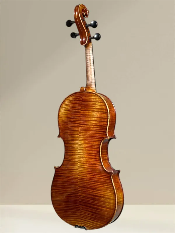 Simon Joseph 42,3cm Meister Bratsche (Viola) gebaut 2023 - Rueckansicht, seitlich