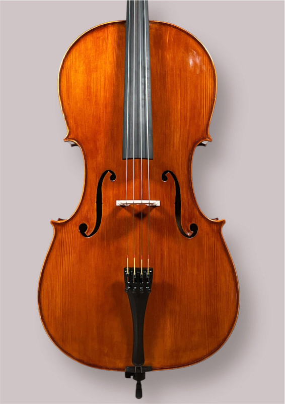 Preview: Bucur Ioan „Professional“ 4/4 Linkshänder Cello (Violoncello) – Stradivarius Modell, Baujahr 2025 (Nr. 2)