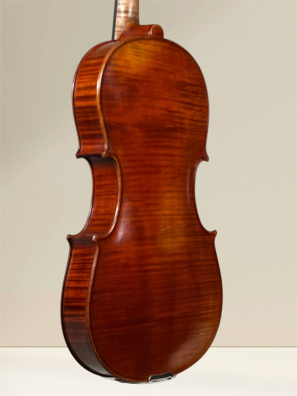 Preview: Bucur Ioan 39,9 cm Viola aus Reghin, gebaut 2021 – Zarge- und Bodenansicht
