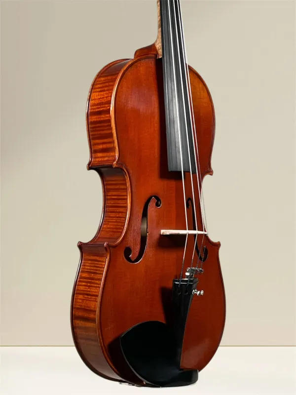 Bucur Ioan 39,9 cm Viola aus Reghin, gebaut 2021 – Zarge- und Deckeansicht