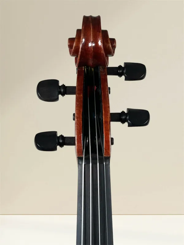 Bucur Ioan 39,9 cm Viola aus Reghin, gebaut 2021 – Schneckeansicht vorne