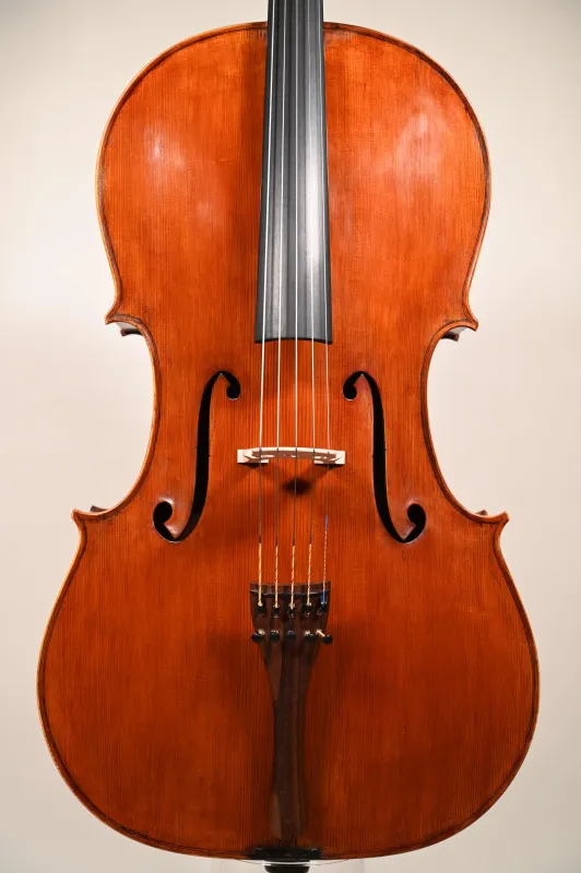 Simon Joseph 4/4 Meister Cello, Guarnerius 5Saiter Modell gebaut 2023_Deckenansicht